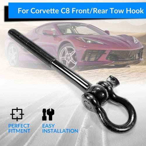 Solid Spare Fits Chevrolet C8 CORVETTE models #15234068 Replacement Tow Hook Bar Mid-Engine