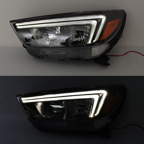 Solid Spare For Buick Encore 2017-2022 Headlight Replacement Driver/Left Side Halogen Clear