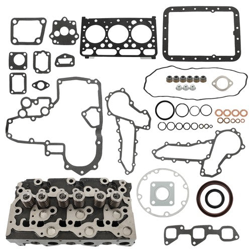 Solid Spare Fit For Kubota Tractor L2900 L3000 L3010 L3130 D1503 Complete Cylinder Head Assy
