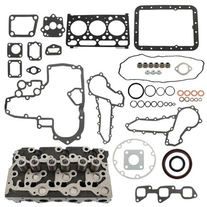 Solid Spare Fit For Kubota Tractor L2900 L3000 L3010 L3130 D1503 Complete Cylinder Head Assy