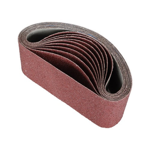 Solid Spare 10 - PACK, 4" X 24", 36-GRIT, PREMIUM A/O, X-WEIGHT SANDING BELTS