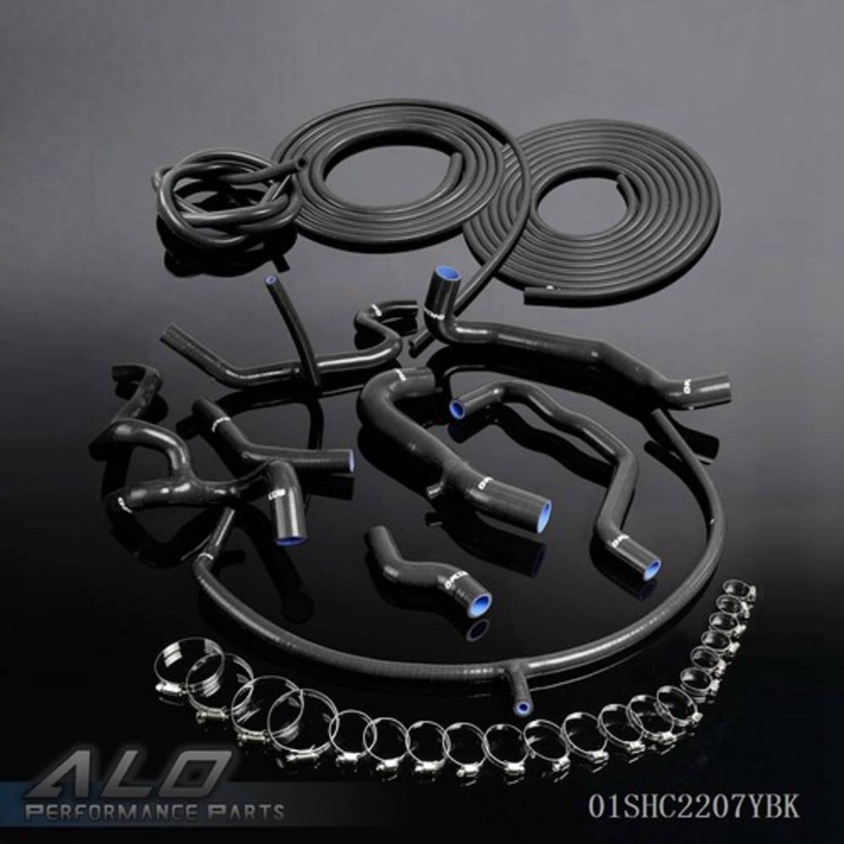 Solid Spare Fit For 92-98 VW Golf GTI MK3 VR6 2.8 2.9 V6 Silicone Hose+Vacuum Hose Kit Black