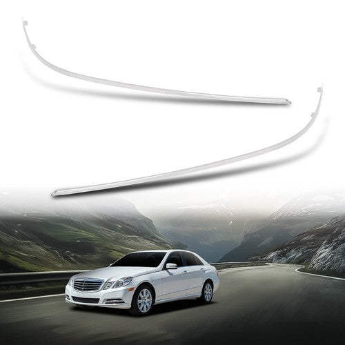Solid Spare Front Bumper Trim Fit For 10-13 Mercedes Benz E350 E550 Side Molding Left+Right