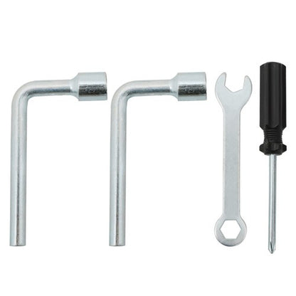 Solid Spare Aluminum Drywall Adjustable Height Stilts Tool For Painter Taping Red 24"-40"