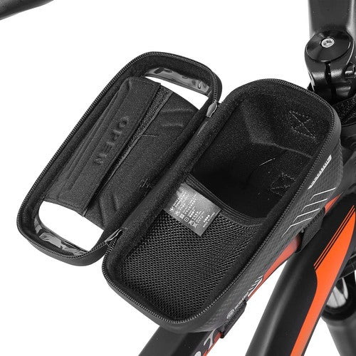 Solid Spare ECOTRIC Bike Phone Front Frame Bag Bicycle Top Tube Cycling Phone Mount Pack