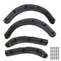 Solid Spare For Club Car Precedent 2006+ Golf Cart Fender Flares Front and Rear (Set of 4)
