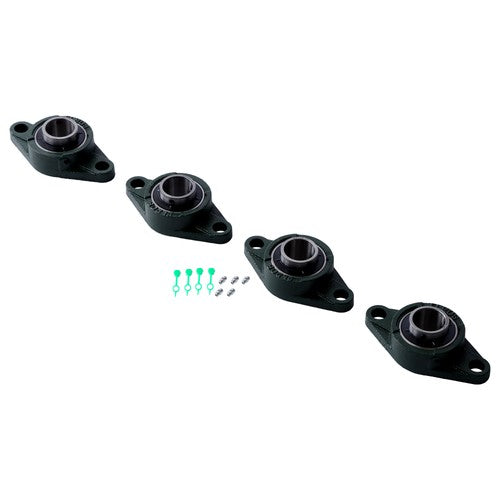 Solid Spare UCFL206-20 Self Alignment Pillow Block Bearing 1-1/4" Bore Solid Base 4pcs ?