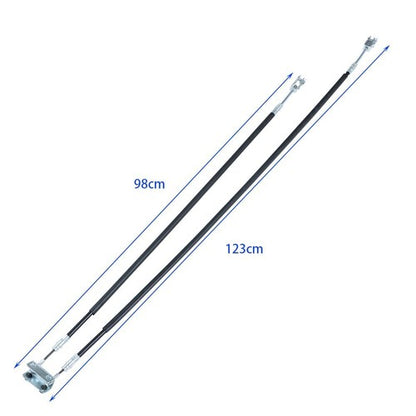 Solid Spare Brake Cable Set 70969-G03 For EZGO TXT Medalist With Pins&Clips 1994+ Golf Cart