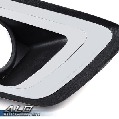 Solid Spare Fit For 2015-2020 Chevy Colorado Clear Lens Fog Light W/Chrome Trim Bezel+Switch
