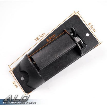 Solid Spare Rear Left Door Handle Fit For 99-07 Chevy Silverado & GMC Sierra Extended Cab