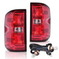Solid Spare Fit For 2014-2018 Chevy Silverado Tail Light Brake Lamps w/ Bulbs+ Wiring
