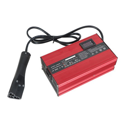 Solid Spare For EZGO RXV & TXT Battery Charger 48V 10A Golf Cart "Triangle" 3 Pin Style Plug