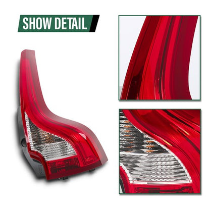 Solid Spare Fit For 2011-2017 Volvo XC60 Tail Light Brake Lamp Assembly Right Passenger Side