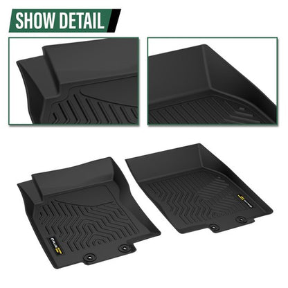 Solid Spare TPE Floor Mats Fit For 2014-2020 Nissan Rogue All Weather Protection Liners