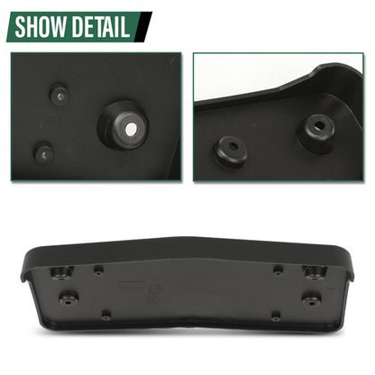 Solid Spare Fit For 2007-2012 Mercedes-Benz GL-Class Front Bumper License Plate Bracket