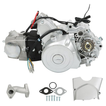 Solid Spare 110cc 4 Stroke Electric Start Auto Transmission Engine Motor For ATV GO Kart New