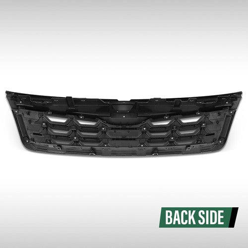 Solid Spare Fit For 2011-2013 Subaru Forester Front Bumper Upper Grille Assembly Silver