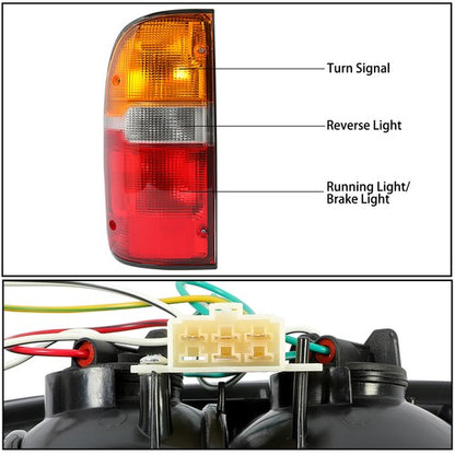 Solid Spare Left Side Tail Light W/Bulb For Toyota Tacoma 1995-2000 #TO2800116 Brake Lamp