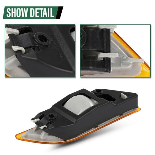 Solid Spare Front Side Marker Light Left Fit For 2012-2015 Mercedes Benz C350 C300 C250