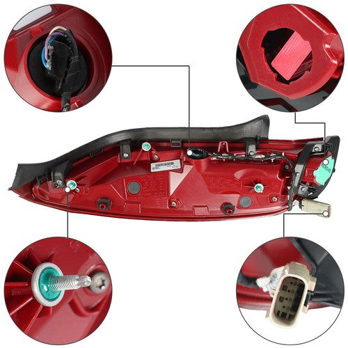 Solid Spare Fit For 2013-2017 Cadillac XTS Red Right Passenger Side Taillight Brake Lamps