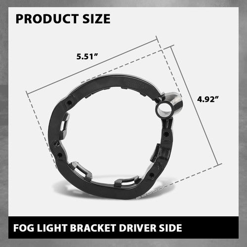 Solid Spare Fog Light Bracket Left Side Fit For 2015-2020 Mercedes-Benz GLA-Class MB2602100