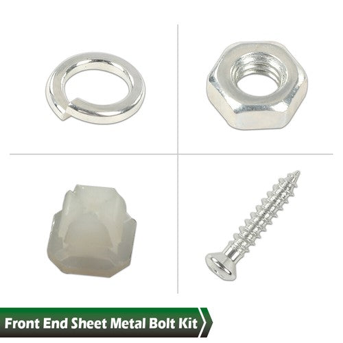 Solid Spare Front End Sheet Metal Bolt Kit Fit For 64-1976 GM A Body Chevy Buick Oldsmobile