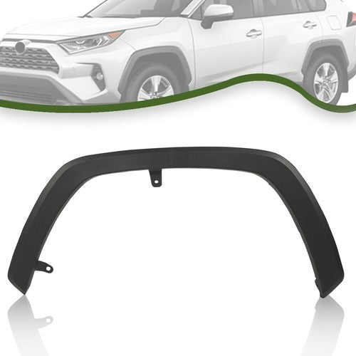 Solid Spare Fit For 2019-2022 Toyota RAV4 Front Fender Flare Molding Trim Left Driver Side