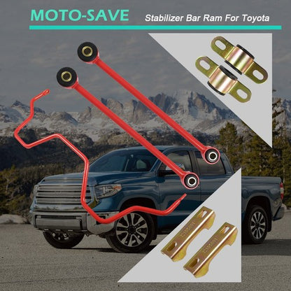 Solid Spare New Red Rear Suspension Sway Bar Kit For Toyota Tundrar 07-20 4.6L5.7L Series