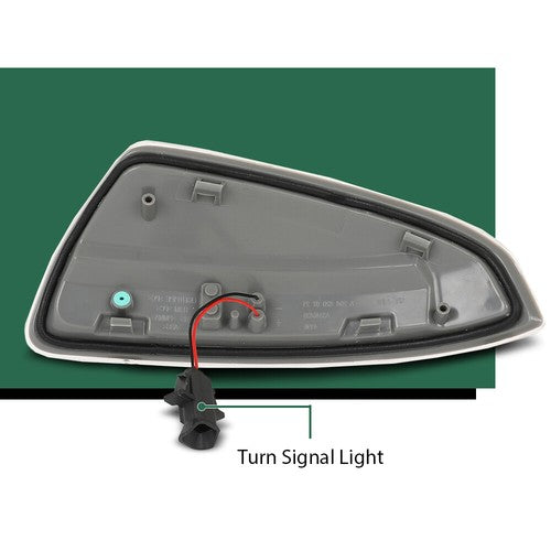 Solid Spare Door Mirror Turn Signal Light RH Fit For 08-14 Mercedes Benz C250 C300 C350 C63