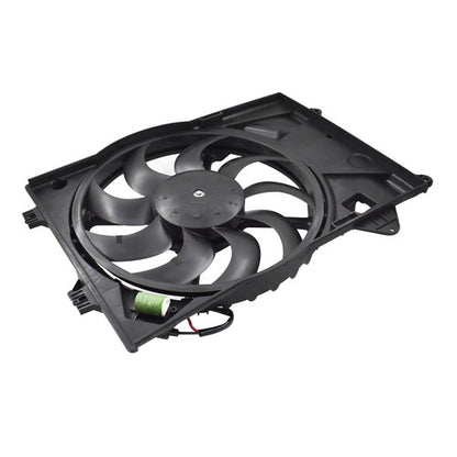 Solid Spare Plastic Radiator AC Condenser Electric Cooling Fan For 13-18 Chevy Trax 1.8L