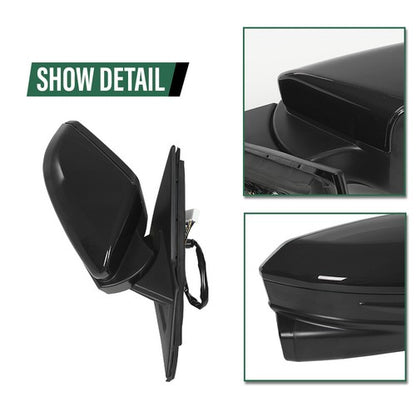Solid Spare Fit For 16-20 Honda Civic 11 Pin Power Heated View Camera Mirror Passenger Side