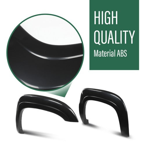 Solid Spare [4pcs] Fit For 2007-2013 Chevrolet Chevy Avalanche Wheel Fender Flares