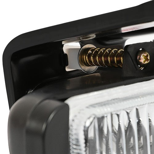 Solid Spare Halogen Chrome Fog Lights Lamp For 1988-1999 2000 Chevy GMC C/K 1500 C2500 K2500