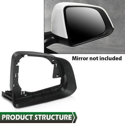 Solid Spare Door Wing Mirror Cover Trim Frame Fit For 2020-2023 Tesla Model Y Right Side