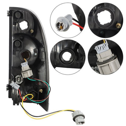 Solid Spare For Toyota Tacoma 2005-2015 Left+Right Side Rear LED Tail Brake Light Lamps