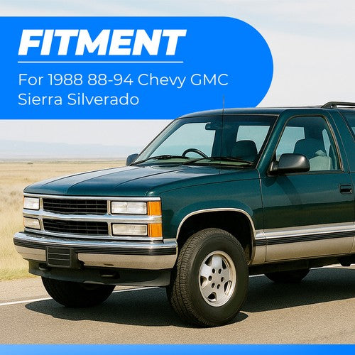 Solid Spare FOR CHEVY SILVERADO C/K 1500 1988-1994 1993 92 Dark Blue Dash Cover Cap Overlay