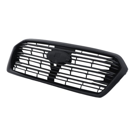 Solid Spare Gloss Black Plastic Front Upper Center Mesh Grille For Subaru Ascent 2019-2022