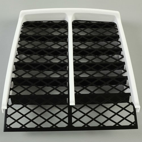 Solid Spare White Radiator Cover + Grill For 1987-2006 Yamaha Banshee 350 YFZ350 Front Panel