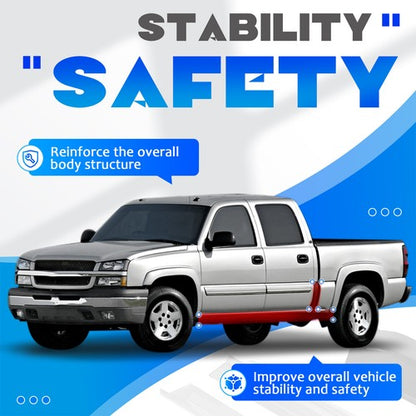 Solid Spare For 99-07 Chevy Silverado GMC Sierra 4 Door Crew Cab Rocker Panels & Cab Corners