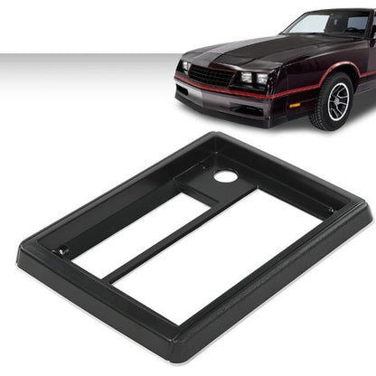 Solid Spare Radio Face Plate Black Fit For 81-88 Chevy El Camino Monte Carlo GMC Caballero