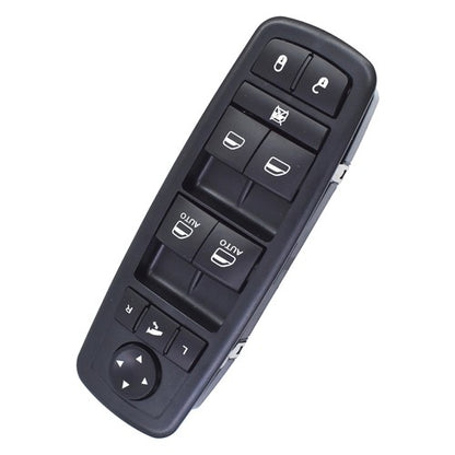 Solid Spare For Jeep Grand Cherokee 2010-2020 Front LH Car Window Switch Black ABS Plastic