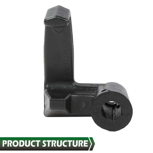 Solid Spare Fit For 1980-1996 Ford Truck Bronco F-150 Vent Window Handles Locks Black