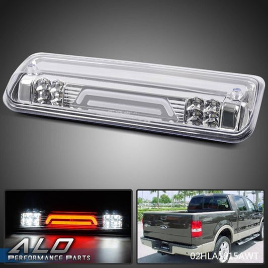 Solid Spare Fit For 04-08 Ford F-150 LED Third 3rd Tail Brake Stop Light Cargo Lamp Chrome