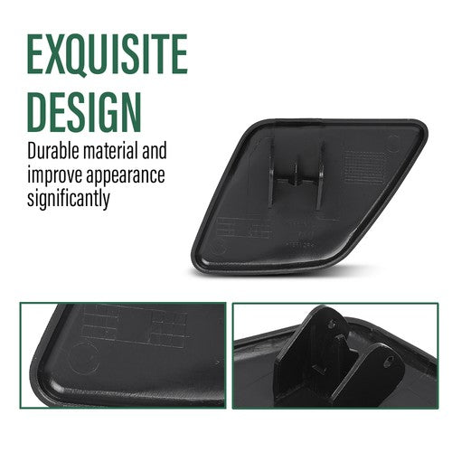 Solid Spare Fit For 2007-2014 Volvo XC90 Front Bumper Headlight Washer Cover Right Side