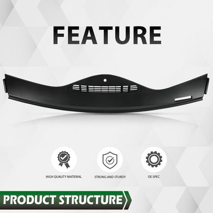 Solid Spare Upper Dash Trim Defroster Vent Panel Bezel Fit For 2005-2010 Pontiac G6 Black