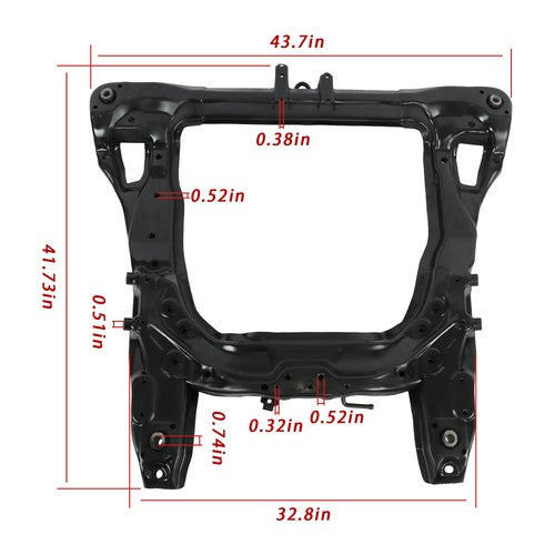 Solid Spare For Honda Accord 15-17 L4 2.4L 47759884 Front Subframe Crossmember Engine Cradle