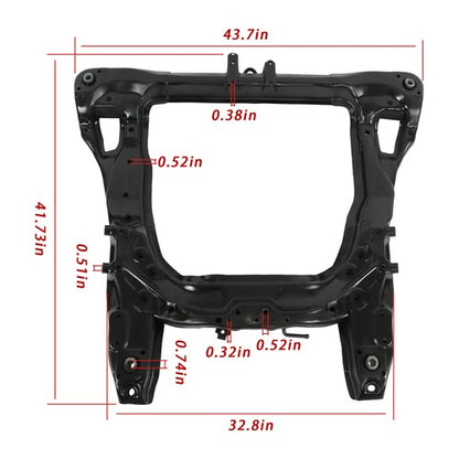 Solid Spare For Honda Accord 15-17 L4 2.4L 47759884 Front Subframe Crossmember Engine Cradle