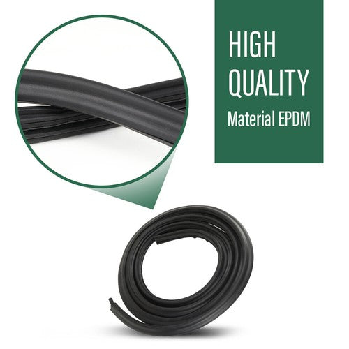 Solid Spare Fit For 07-14 Chevy Silverado GMC Sierra Front Door Weatherstrip Seal LH or RH