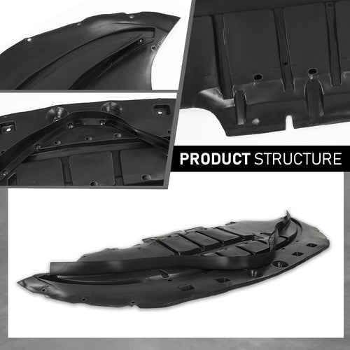 Solid Spare Fit For Ford Mustang 2015 2016 2017 Under Engine Splash Shield Radiator Cover