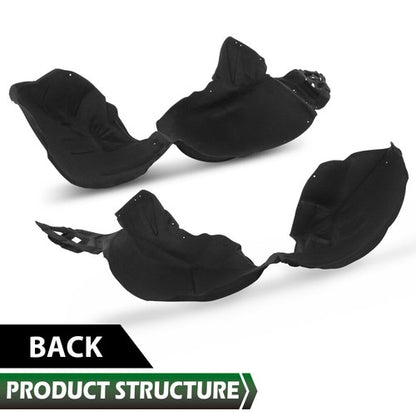 Solid Spare Fit For 2019-2023 Chevrolet Malibu Front Left+Right Fender Liner Splash Shield